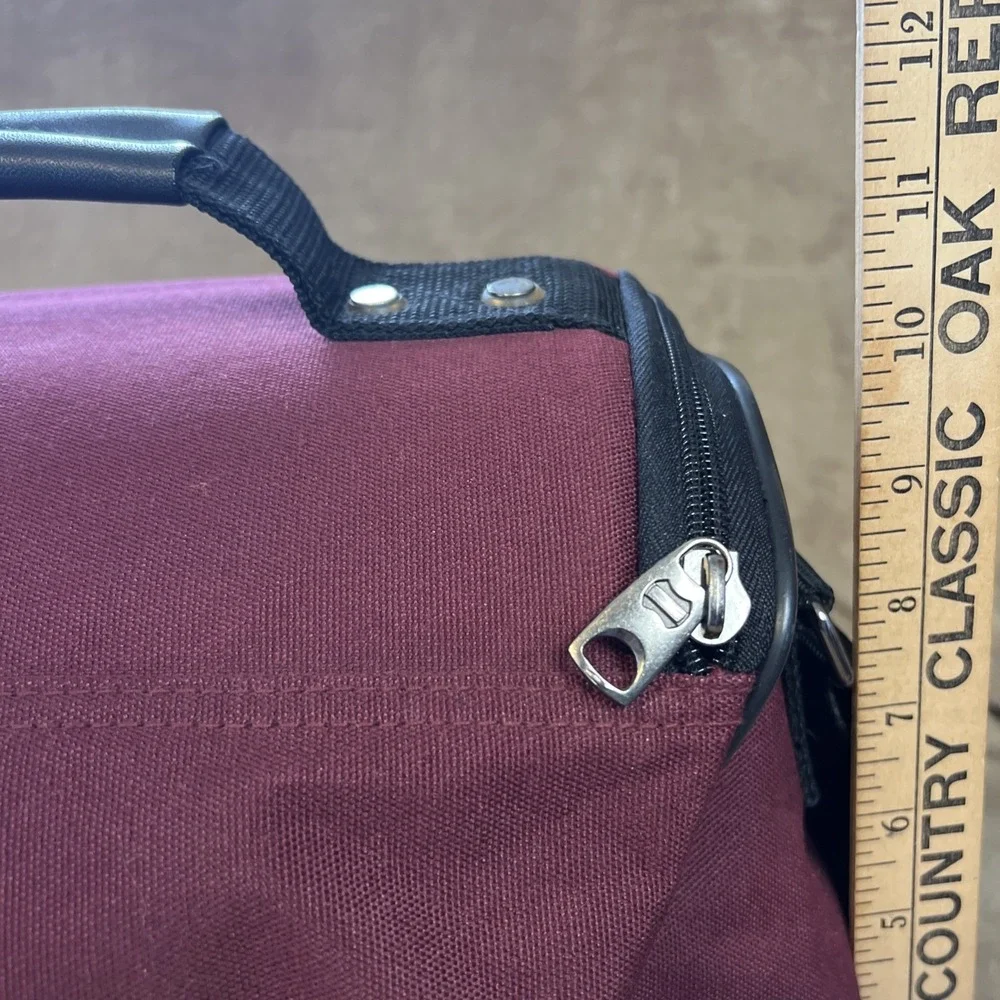 American Tourister Red/Black‎ Carry On Shoulder Overnight Bag Duffel 14x7x10